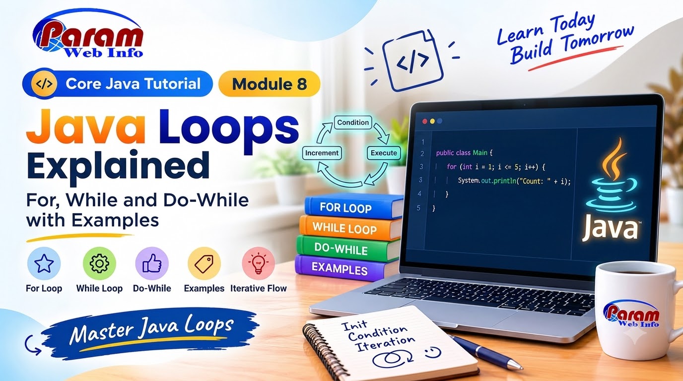 What is Java Loops : For, While and Do-While with Examples ?